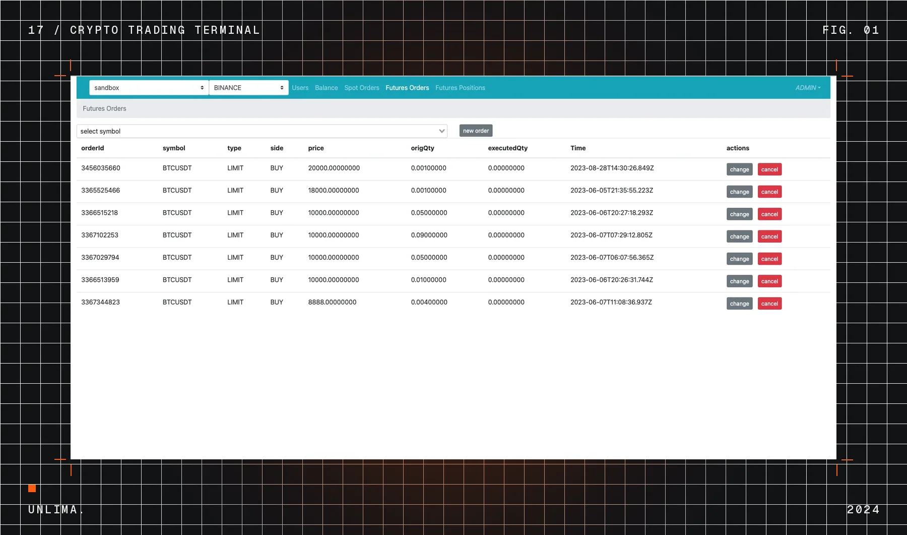 Crypto Trading Terminal — Рис. 1