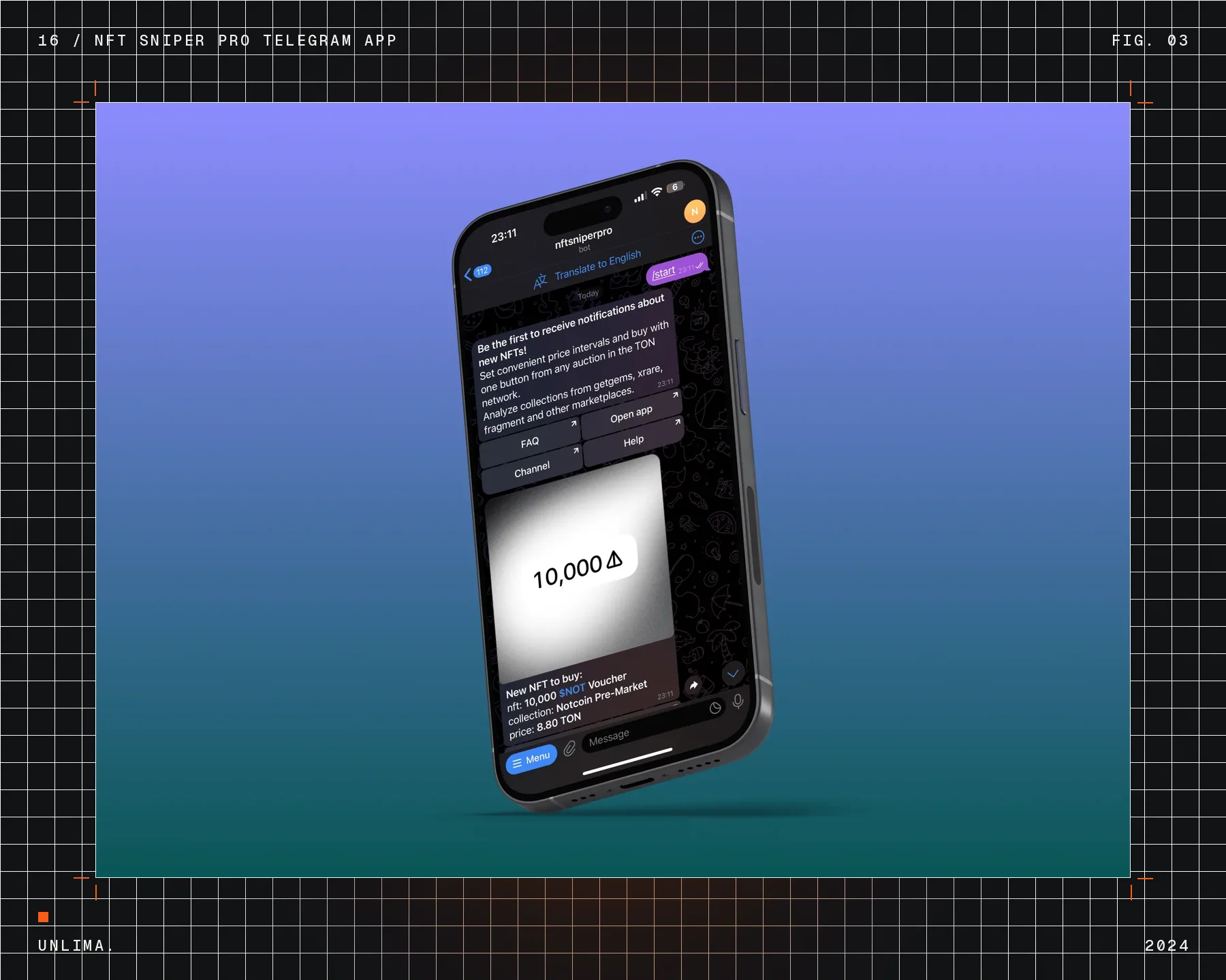NFT Sniper Pro Telegram App — Рис. 3