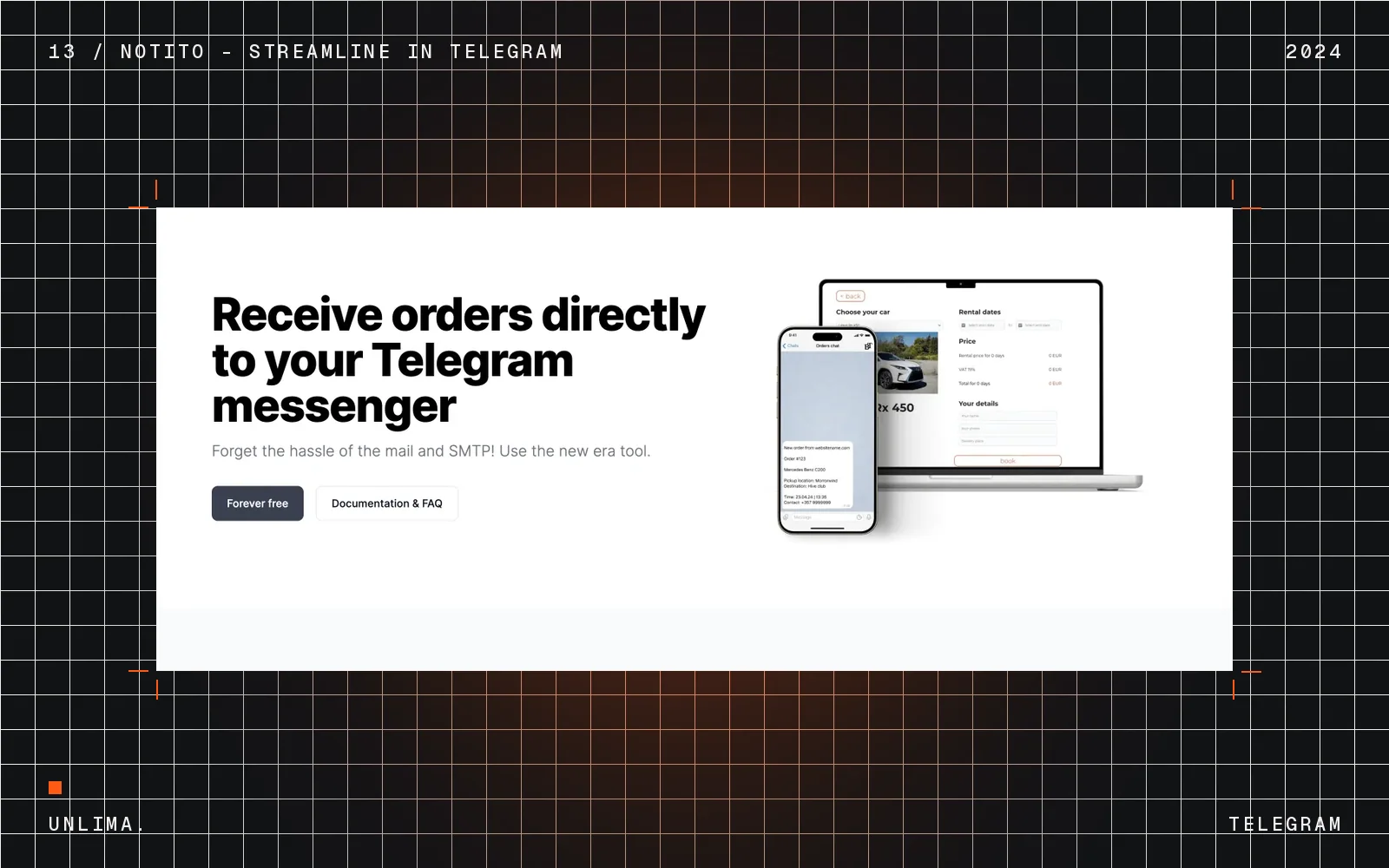 Cover: Notito — streamline in Telegram