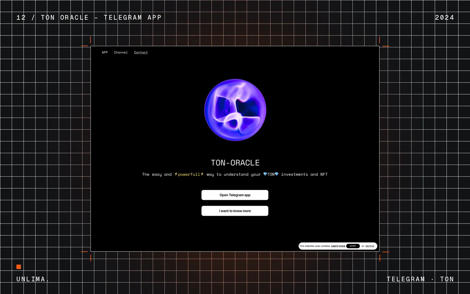 Cover: TON Oracle — Telegram App