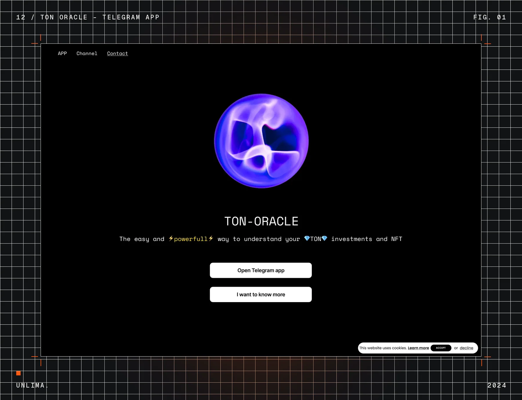 TON Oracle — Telegram App — Рис. 1