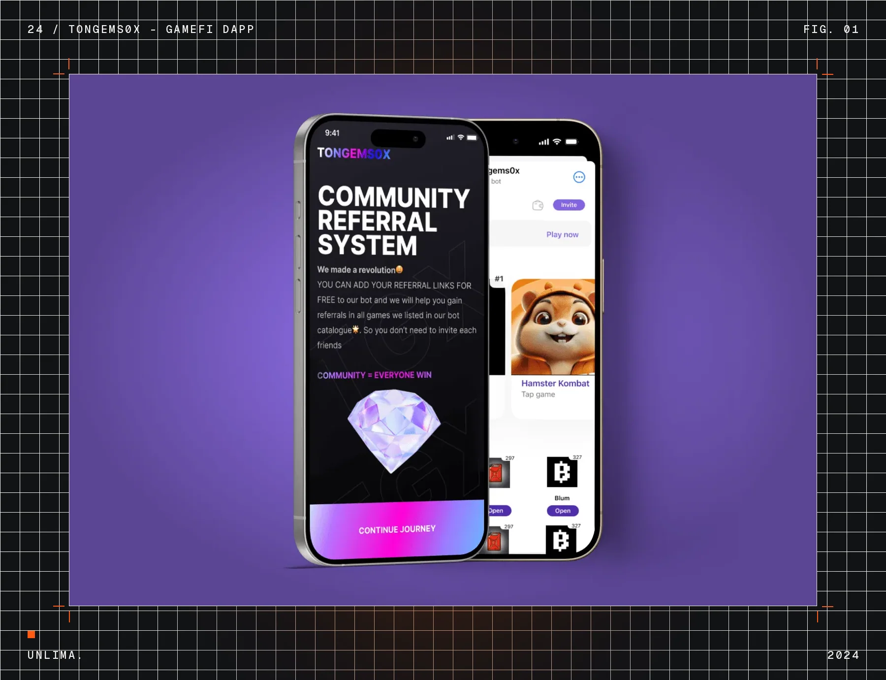 Tongems0x — GameFi dApp — Рис. 1